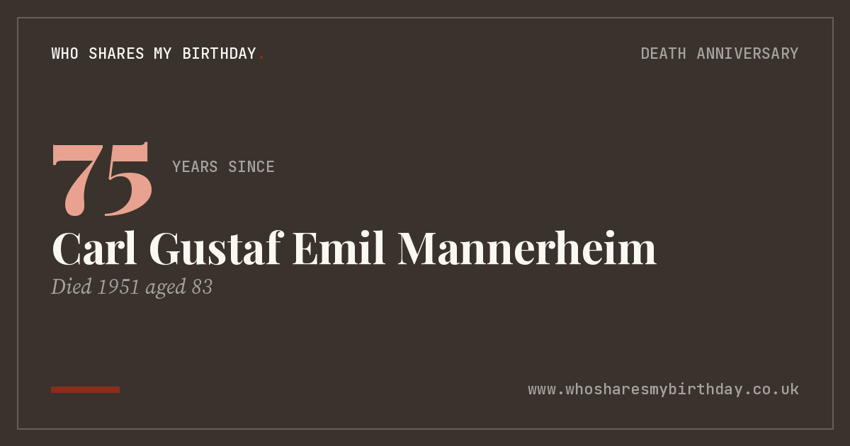 Carl Gustaf Emil Mannerheim