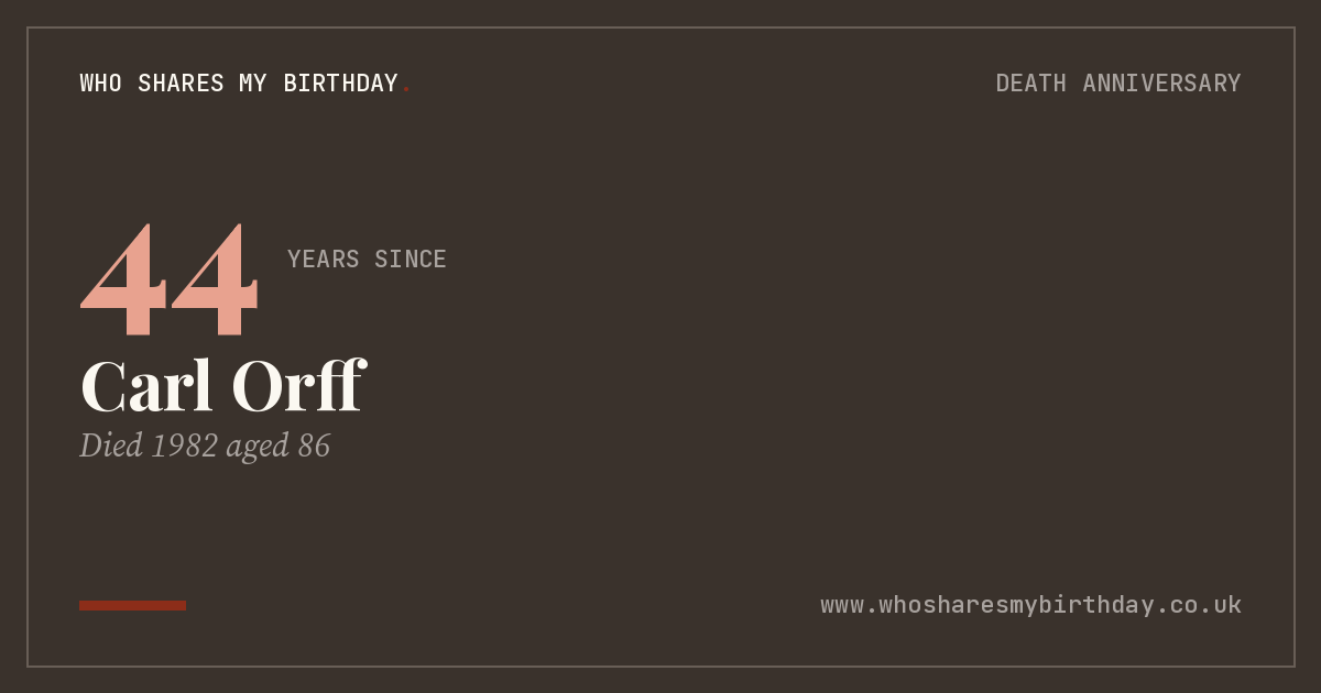 Carl Orff