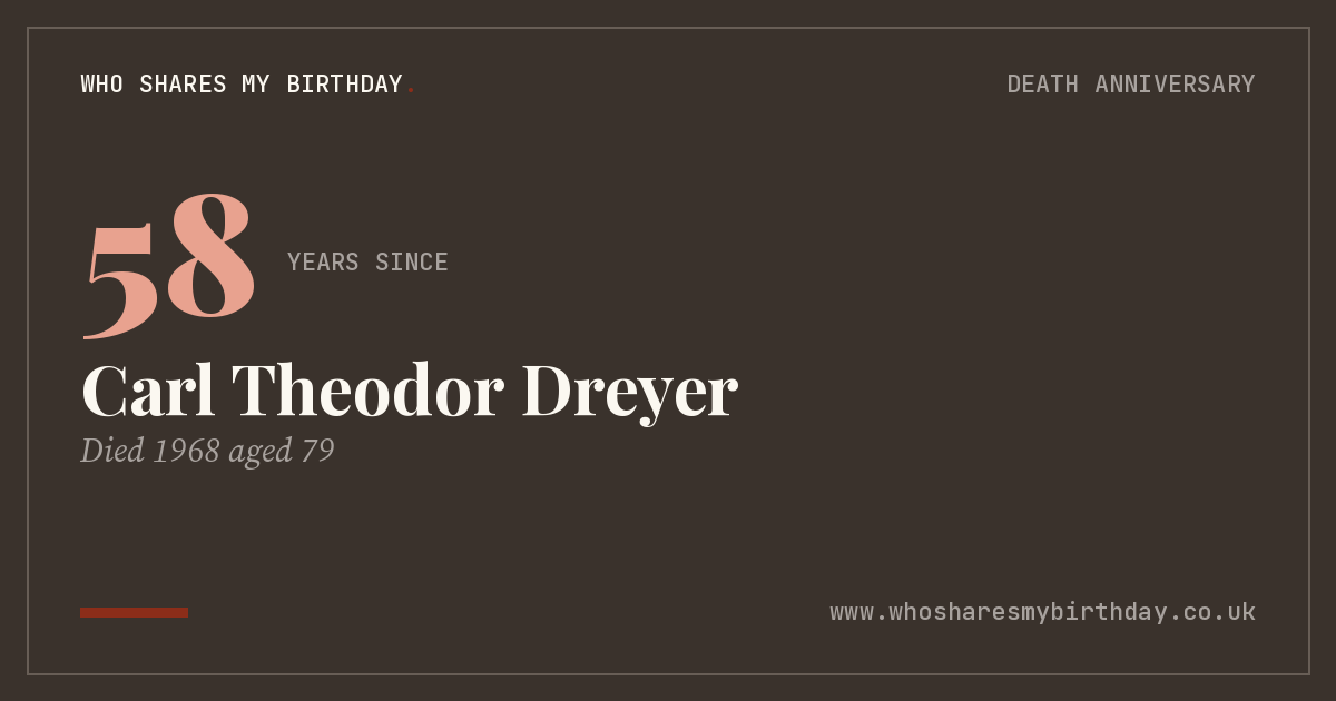 Carl Theodor Dreyer