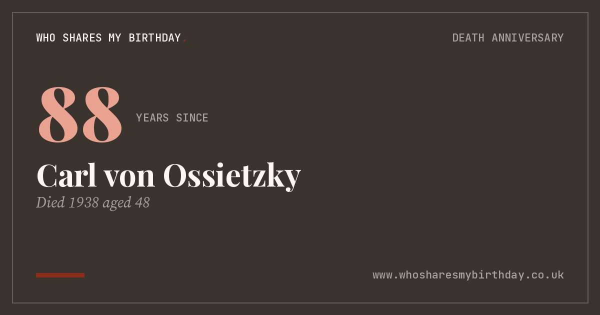 Carl von Ossietzky