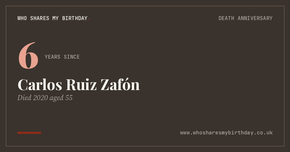 Carlos Ruiz Zafón