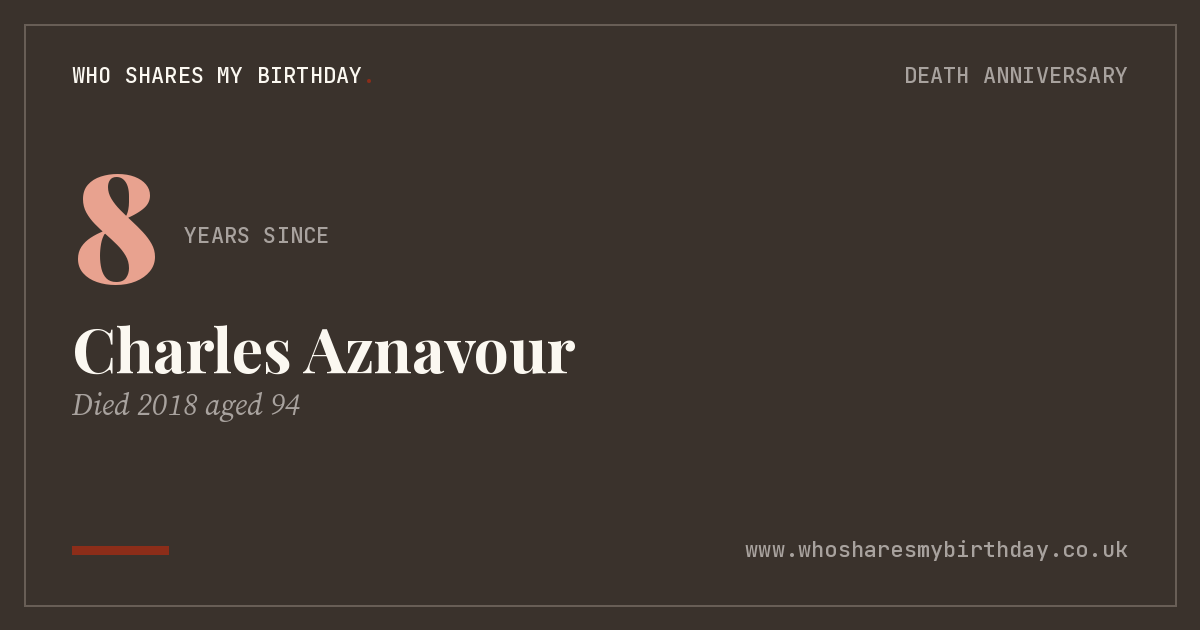 Charles Aznavour