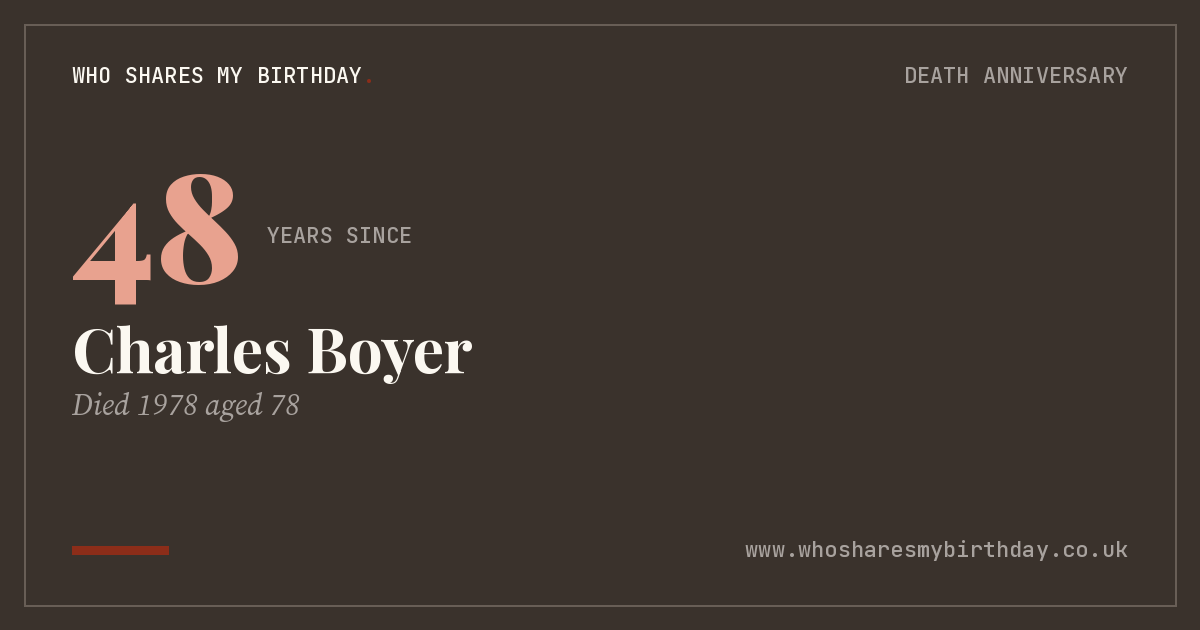 Charles Boyer
