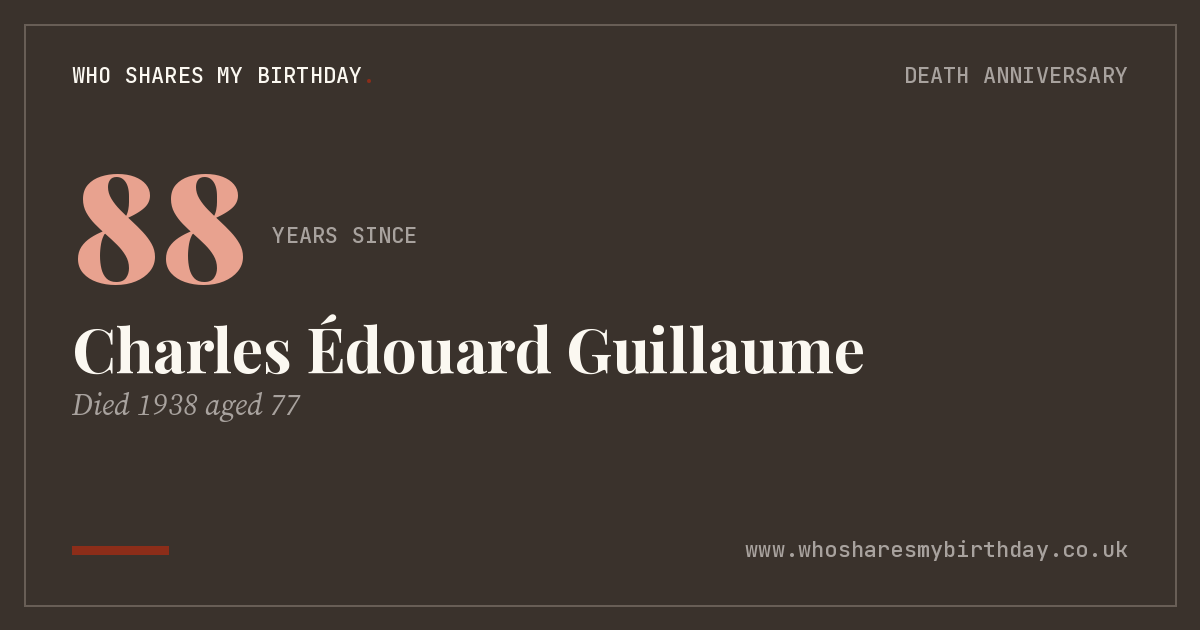 Charles Édouard Guillaume