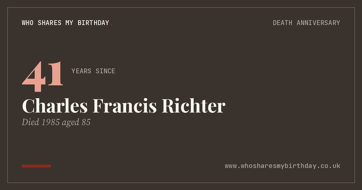 Charles Francis Richter