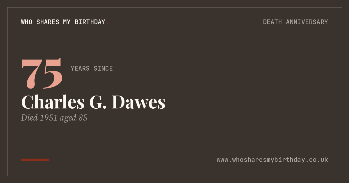 Charles G. Dawes