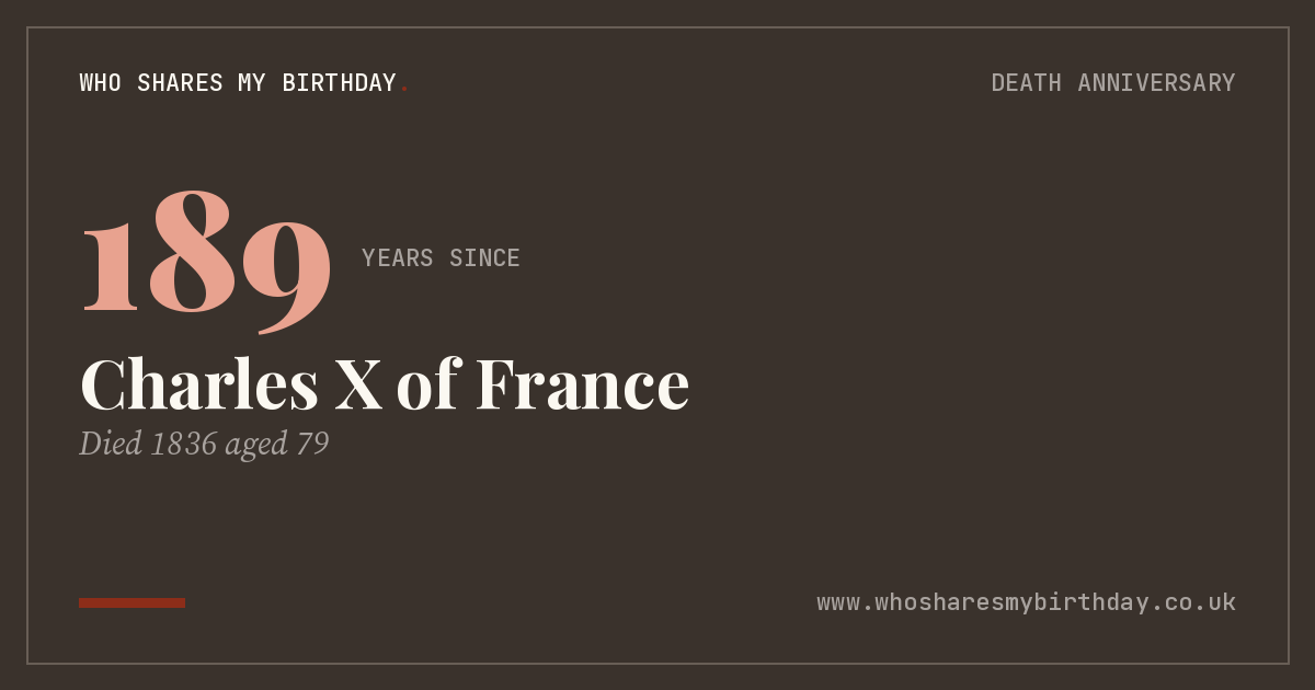 Charles X of France