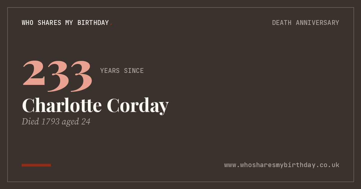 Charlotte Corday