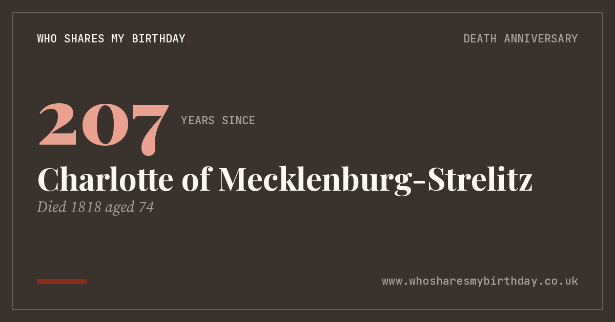Charlotte of Mecklenburg-Strelitz