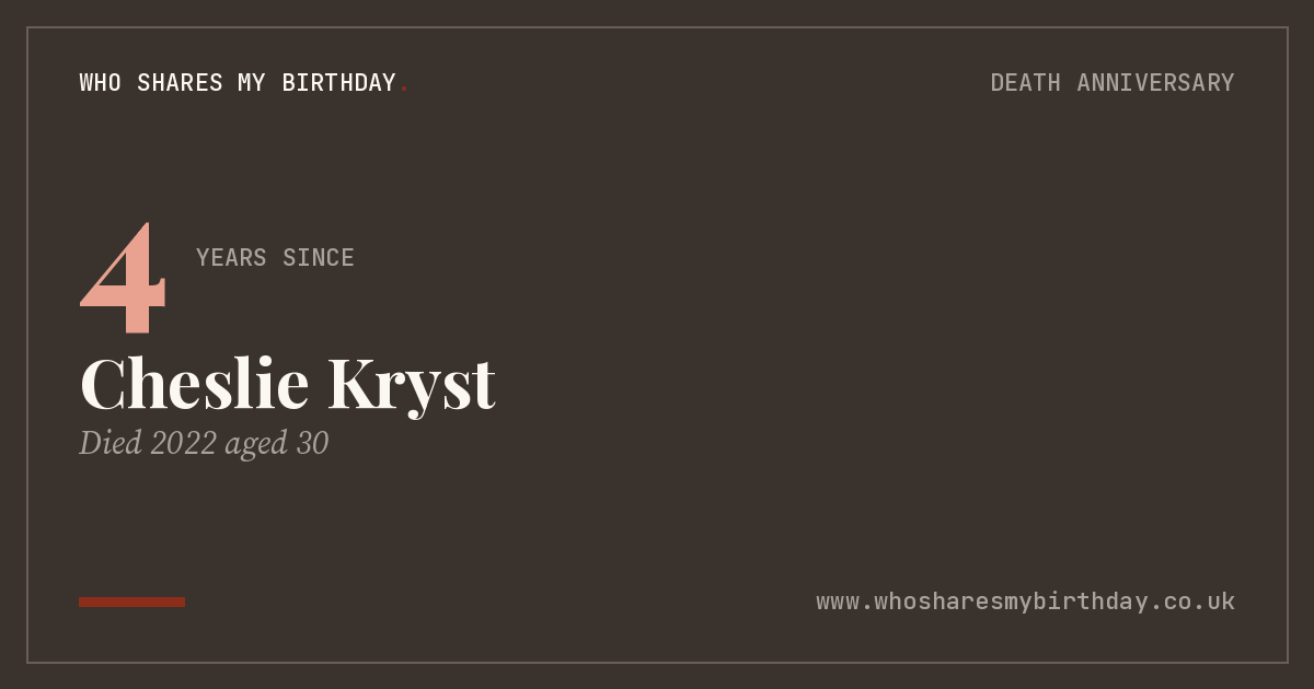 Cheslie Kryst