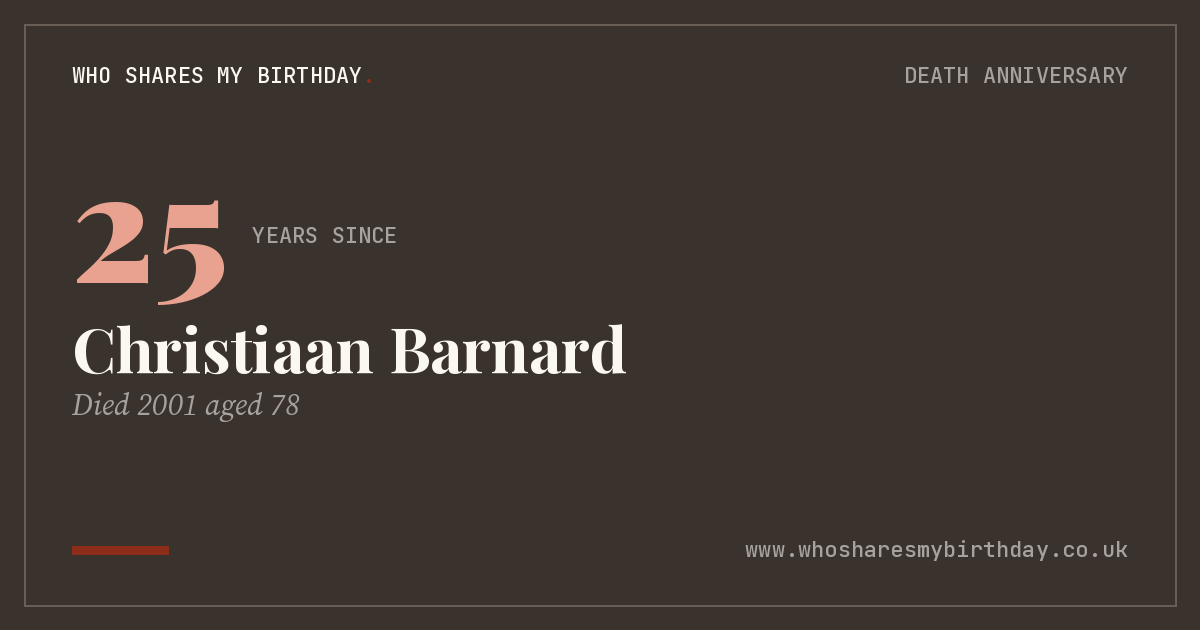 Christiaan Barnard
