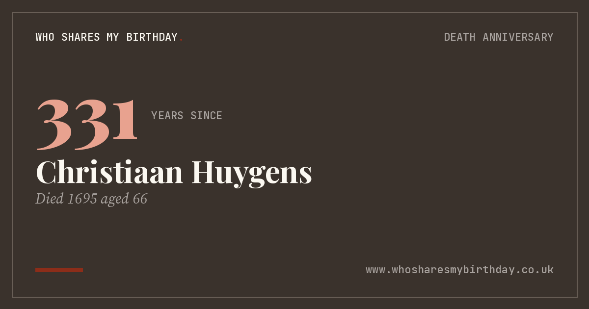 Christiaan Huygens