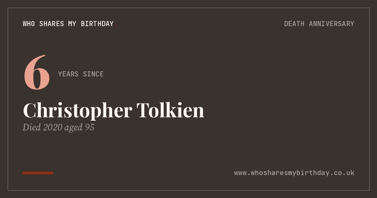 Christopher Tolkien
