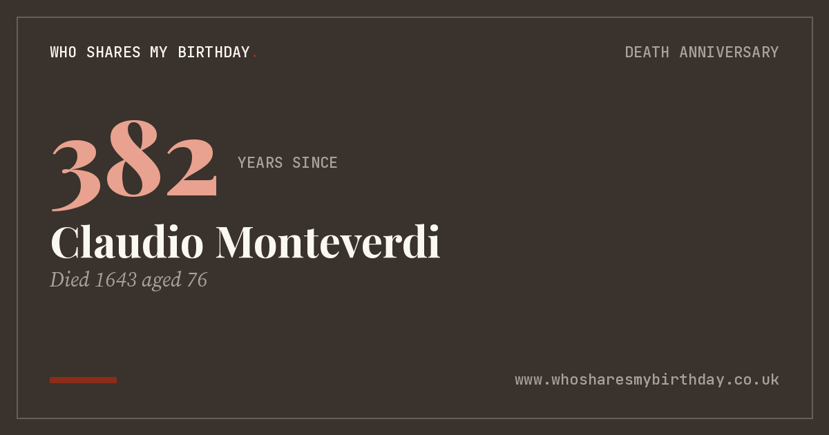 Claudio Monteverdi