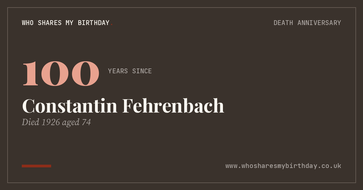 Constantin Fehrenbach