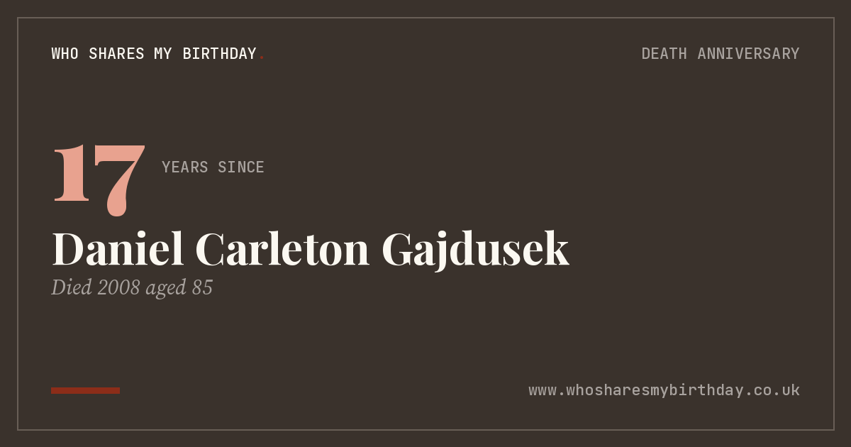 Daniel Carleton Gajdusek