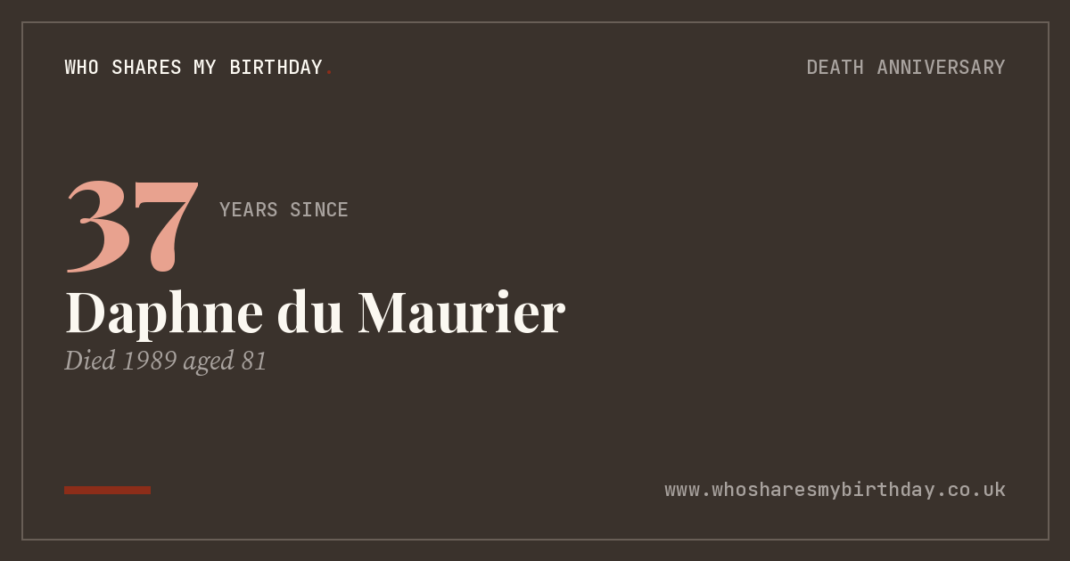 Daphne du Maurier