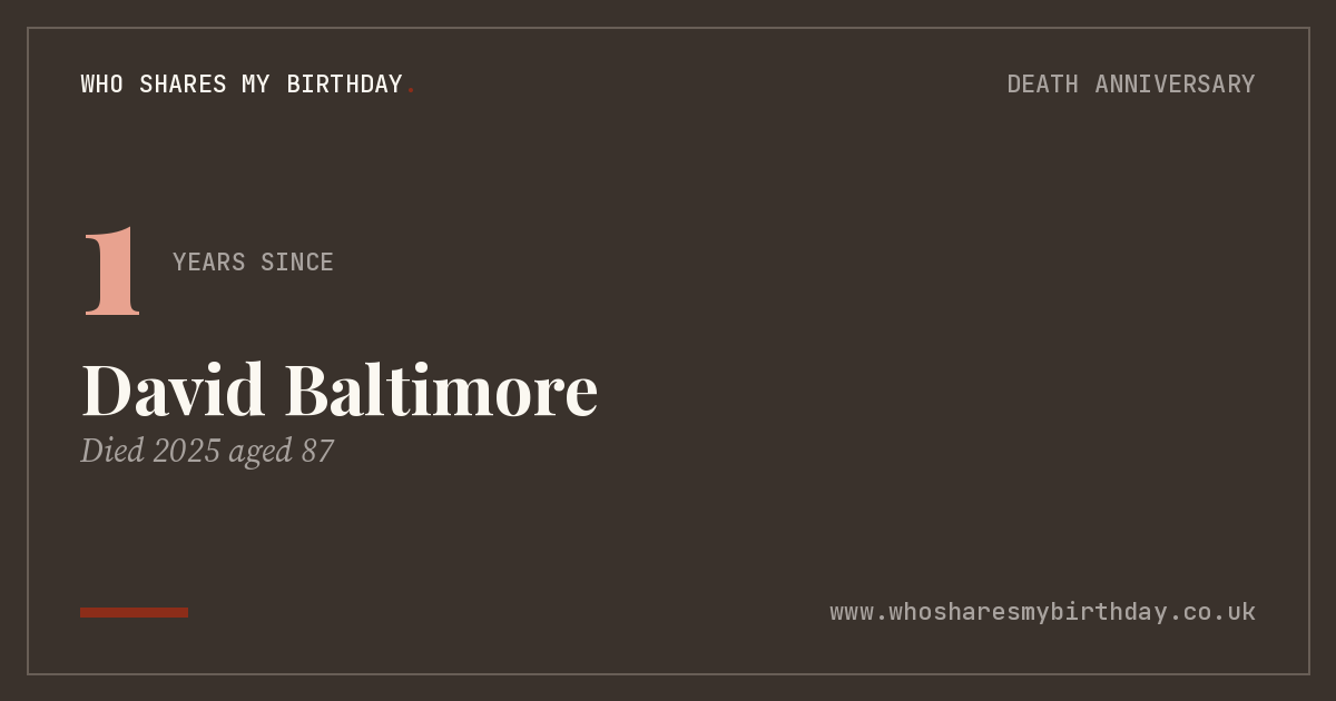 David Baltimore