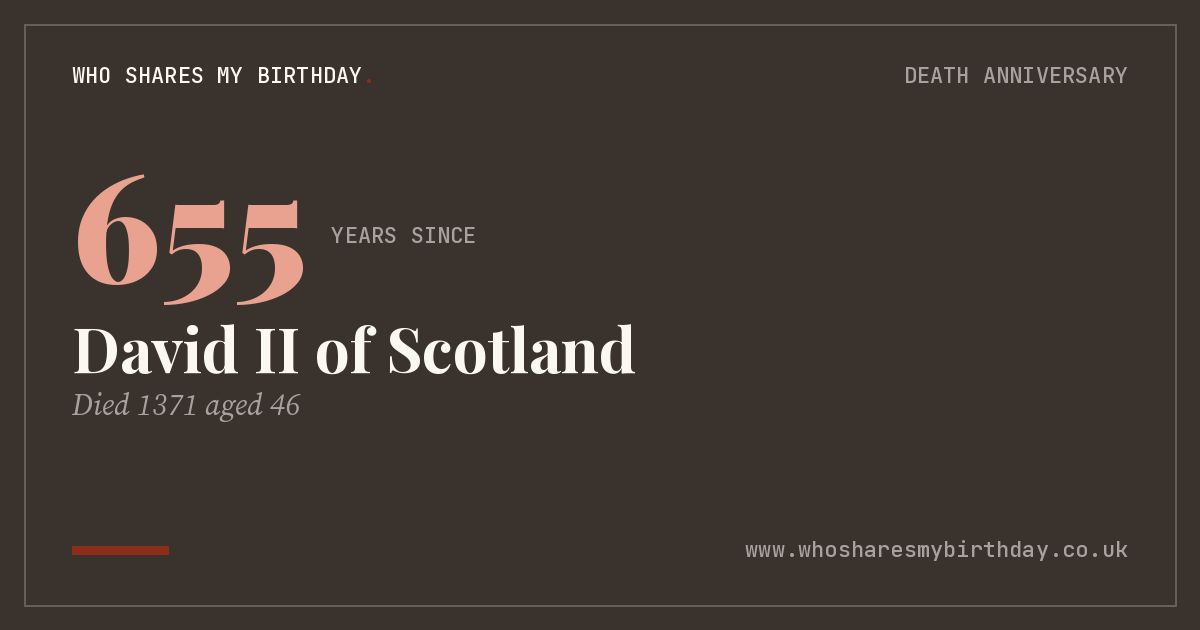 David II of Scotland