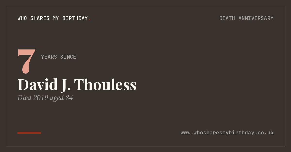 David J. Thouless