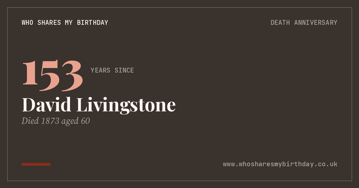 David Livingstone