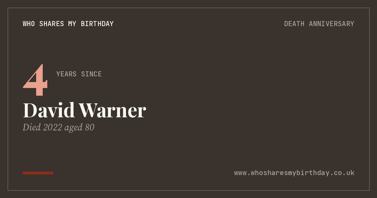 David Warner