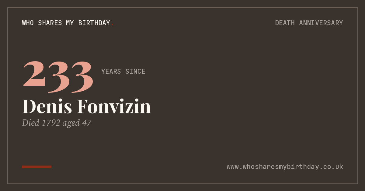 Denis Fonvizin