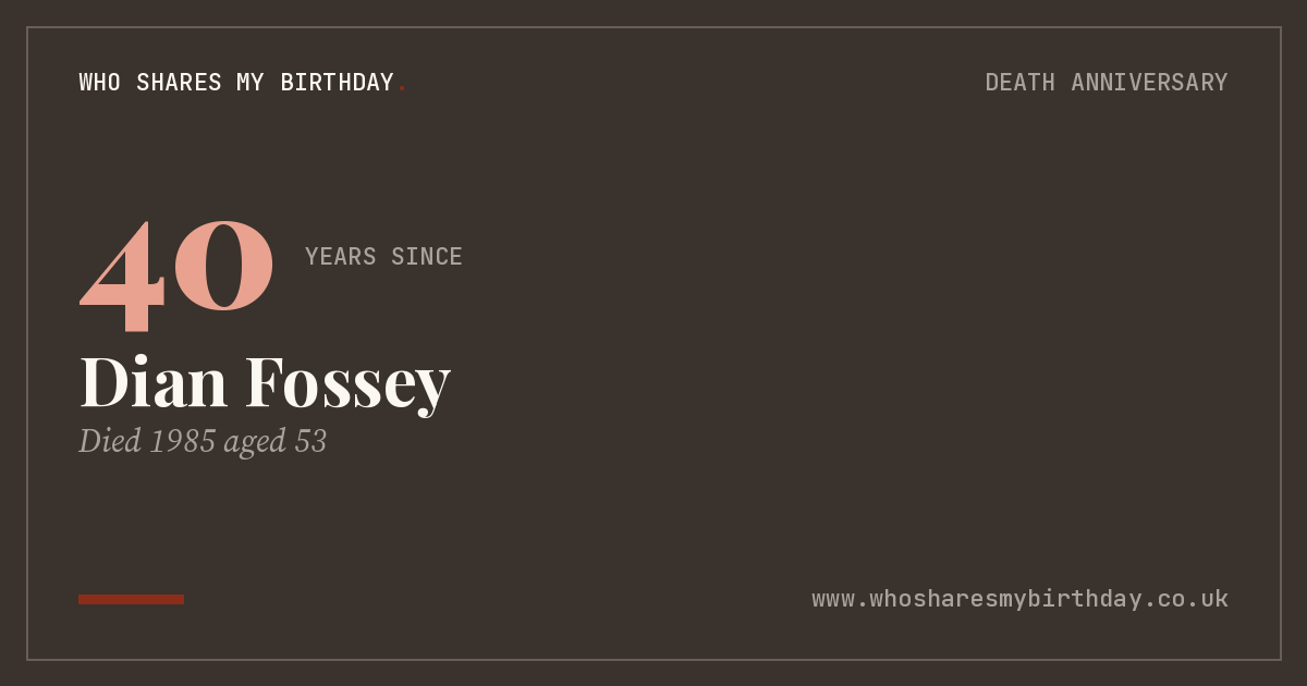 Dian Fossey
