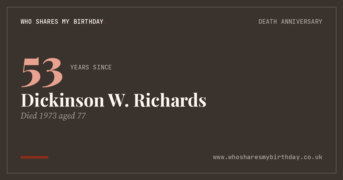 Dickinson W. Richards