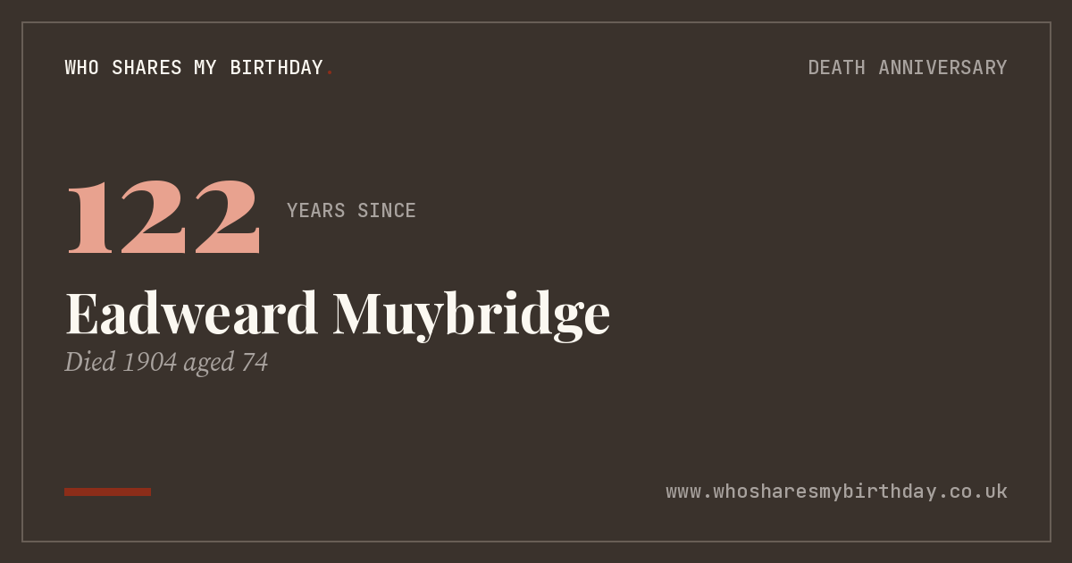 Eadweard Muybridge