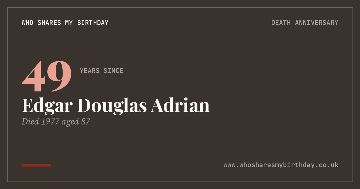 Edgar Douglas Adrian