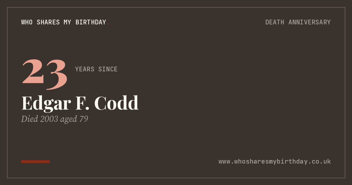 Edgar F. Codd