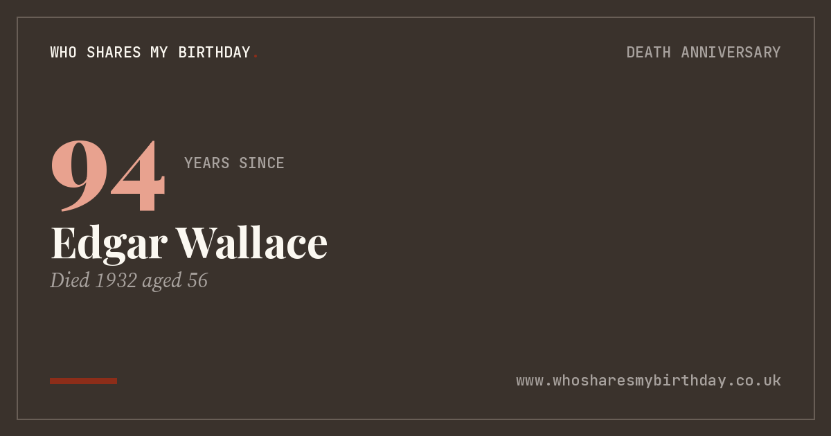 Edgar Wallace