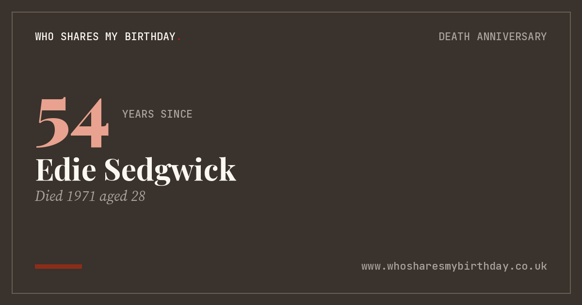 Edie Sedgwick