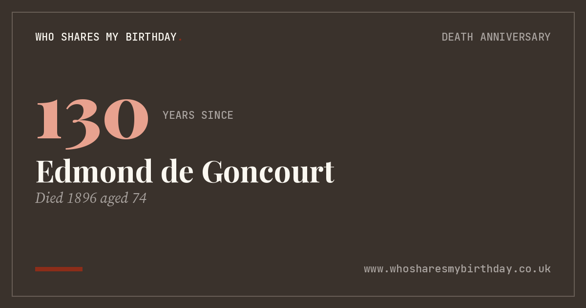 Edmond de Goncourt