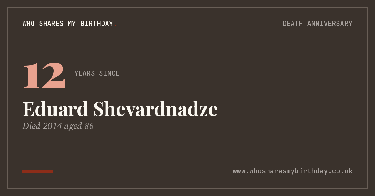 Eduard Shevardnadze