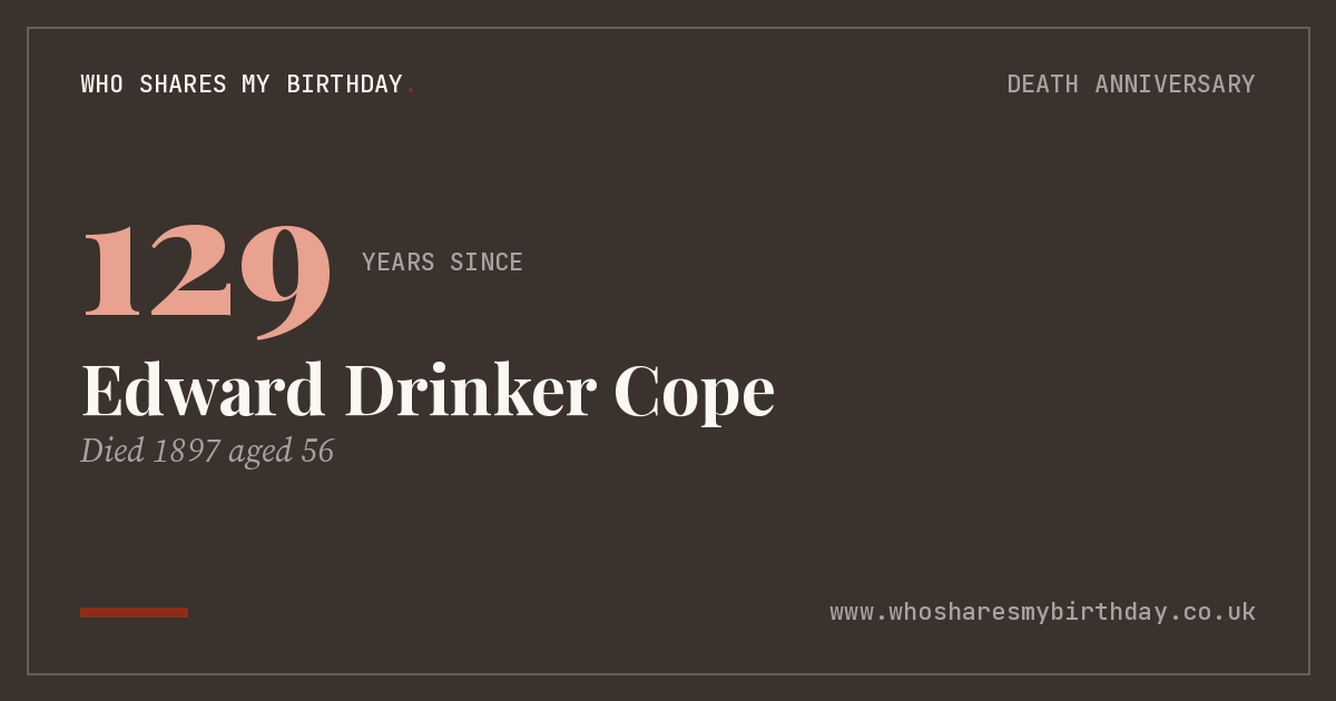 Edward Drinker Cope