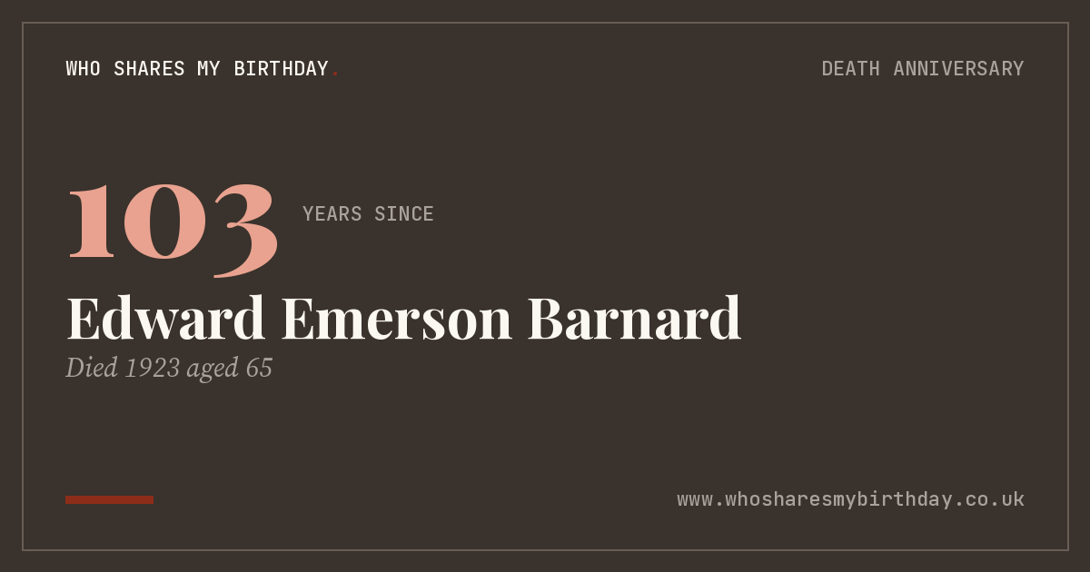 Edward Emerson Barnard