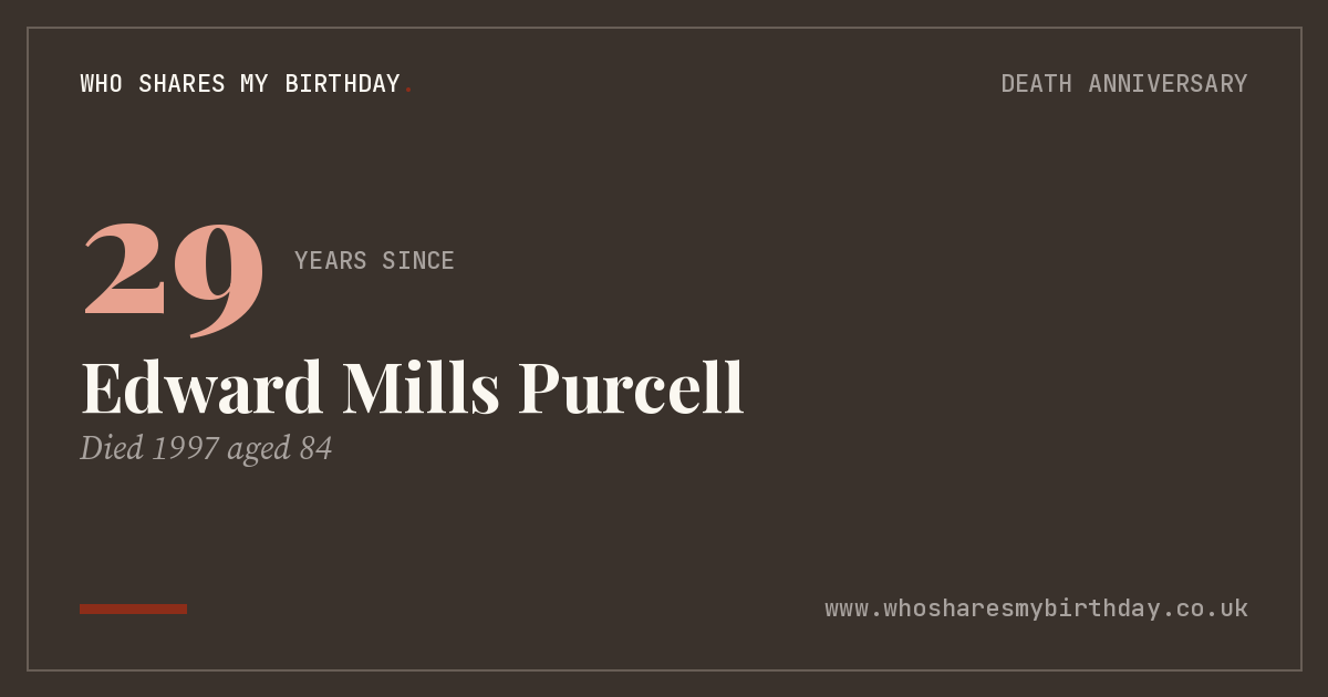 Edward Mills Purcell