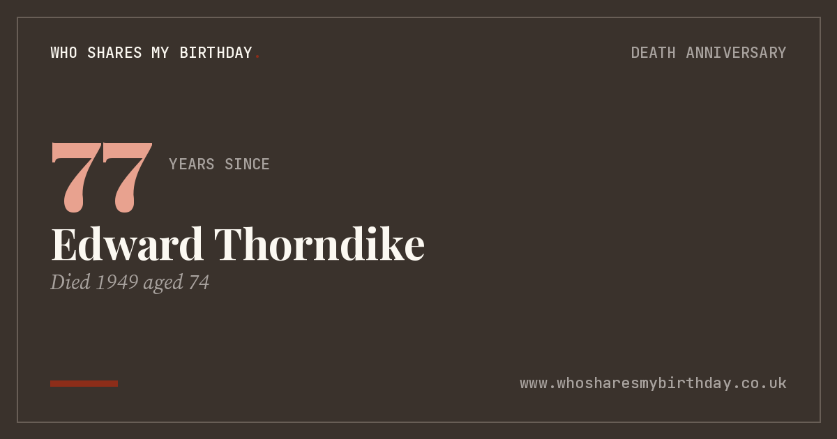 Edward Thorndike