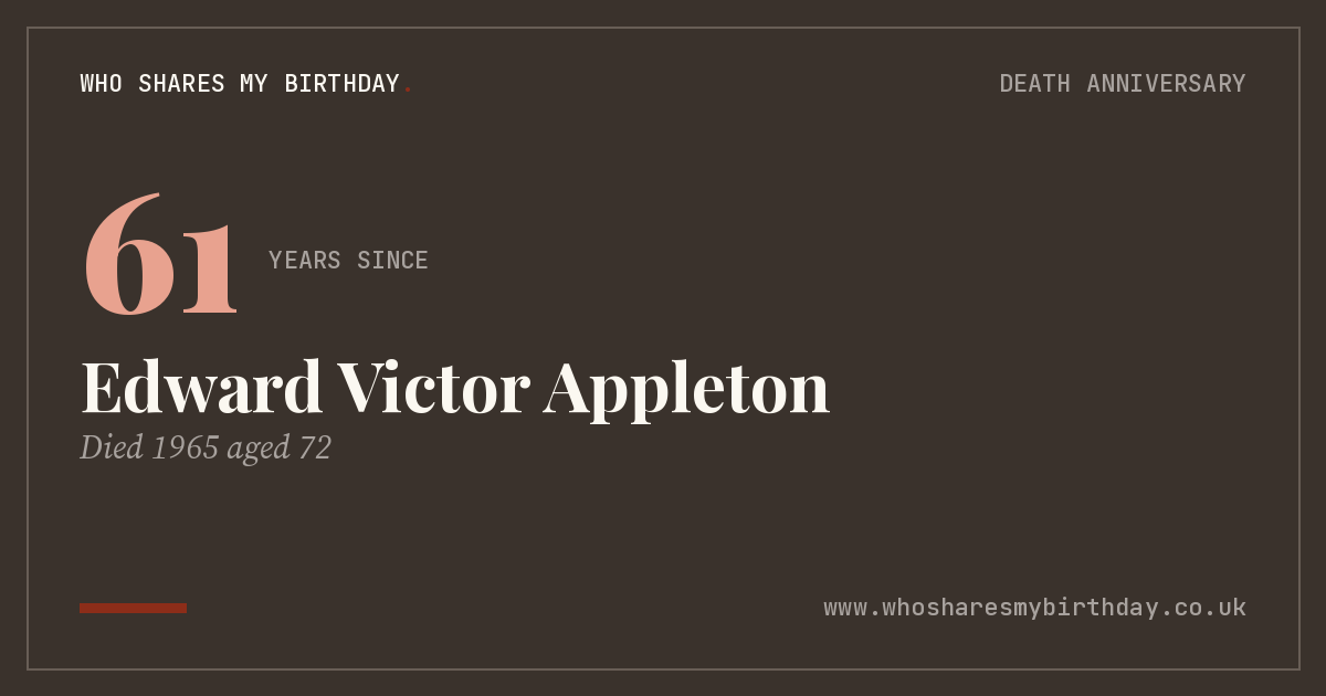 Edward Victor Appleton