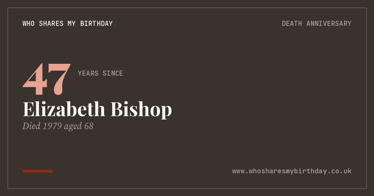 Elizabeth Bishop