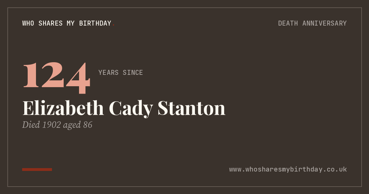Elizabeth Cady Stanton