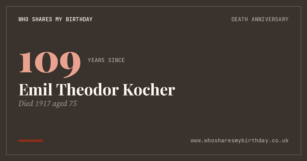 Emil Theodor Kocher