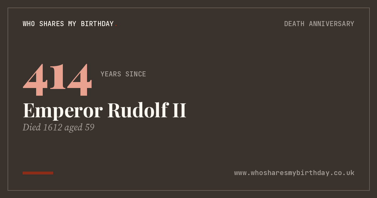 Emperor Rudolf II