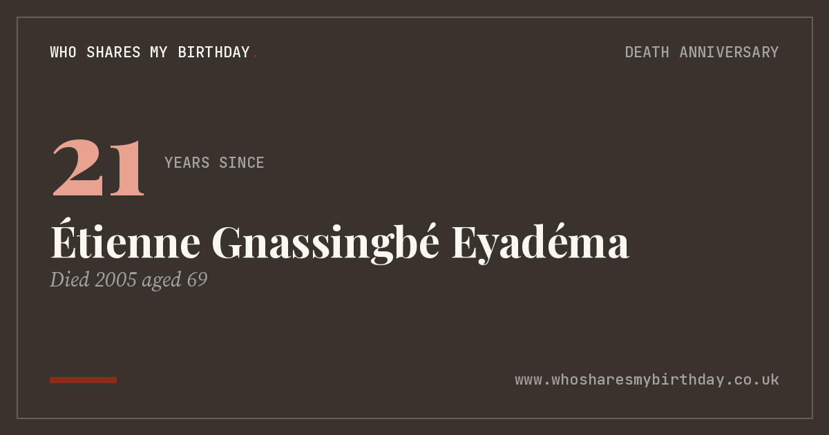 Étienne Gnassingbé Eyadéma