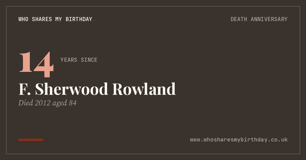 F. Sherwood Rowland