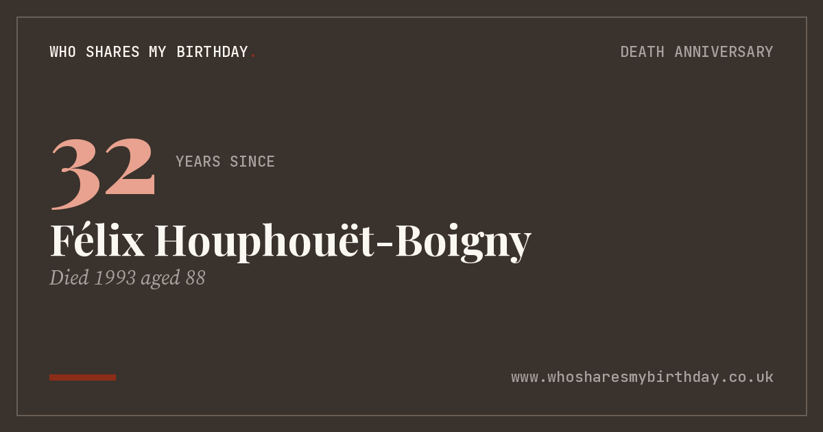 Félix Houphouët-Boigny