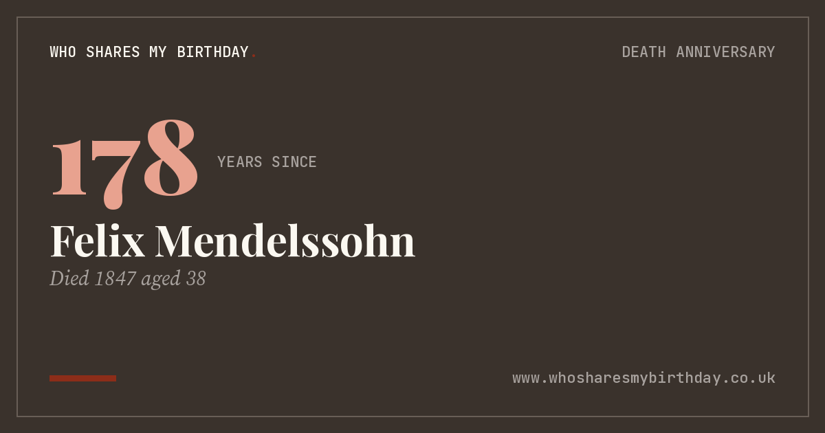 Felix Mendelssohn