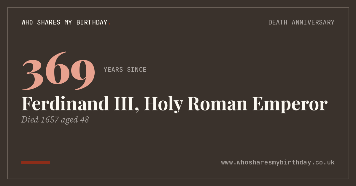Ferdinand III, Holy Roman Emperor